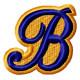 The letter B