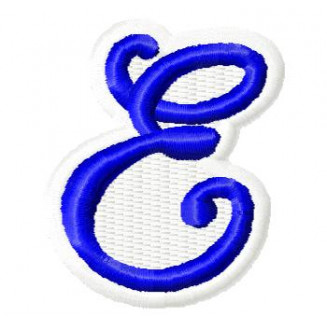 The letter E