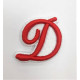 The letter D