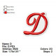 The letter D