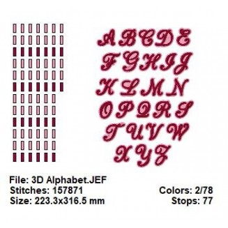 3D Alphabet