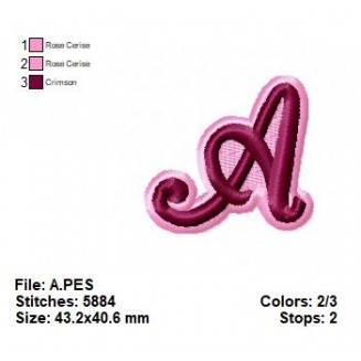 The letter A