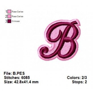 The letter B