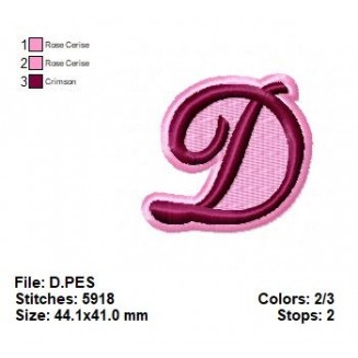 The letter D