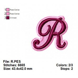 The letter R
