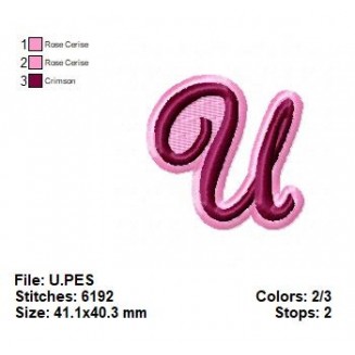 The letter U